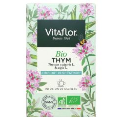 Tisane de thym bio confort respiratoire 18 sachets