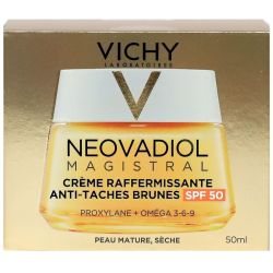 Neovadiol Post ménopause crème raffermissante anti-taches brunes SPF50 50ml