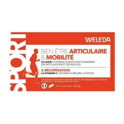 Weleda sport bien-être articulaire, mobilité 45 comprimés