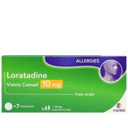 Loratadine Conseil 10mg 7 comprimés