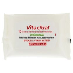 Vita Citral 10 lingettes désinfectantes