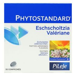 Phytostandard eschscholtzia et valériane 30 comprimés
