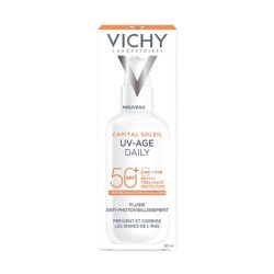 Capital Soleil UV-Age Daily fluide anti-photovieillissement SPF50+ 80ml