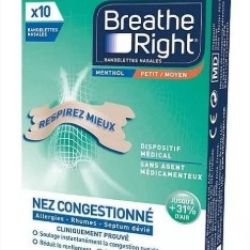 Breathe Right Bandel Nasale Menthol M 10