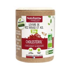 Nat & Form Levure de Riz Rouge & Ail Bio 200 gélules végétales