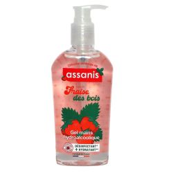 Gel hydroalcoolique Fraise des bois 250ml