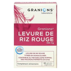 Levure de Riz Rouge 750mg 60 gélules