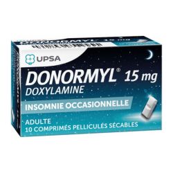 Donormyl 10 comprimés sécables 15mg