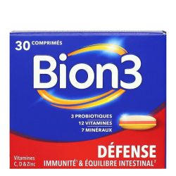 Bion 3 adultes activateur de santé 30 comprimés