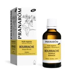 Pranarôm huile végétale Bourrache bio 50 ml