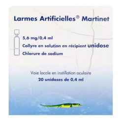 Larmes artificielles Martinet Teopharma 20x0,4ml