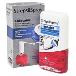Strepsilspray lidocaine 140 pulvérisations 20ml