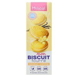 Mon Biscuit fourré saveur vanille 4 x 2 biscuits