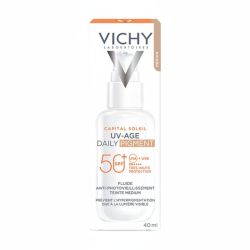 Capital Soleil fluide UV-Age Daily Pigment teinté Medium SPF50+ 40ml