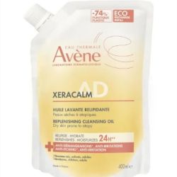 AVÈNE XeraCalm A.D Huile Lavante Relipidante Éco-Recharge – 400 ml