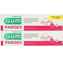 Dentifrice Paroex 2x75 ml
