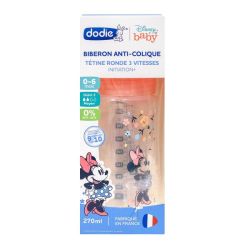 Disney Baby Minnie biberon anti-colique 3 vitesses 270ml