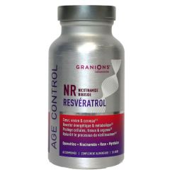 Complexe Age Control NR Resveratrol Niacianamide Riboside 60 comprimés