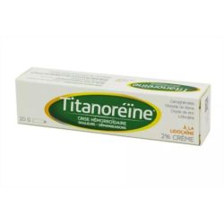 Titanoreïne Lidocaïne 2% Crème Rectale 20g