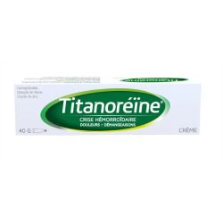 Titanoreïne Crème Rectale 40g