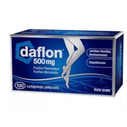 Daflon 500mg 60 comprimés veinotonique