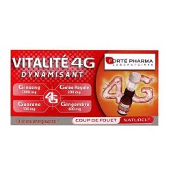 Vitalité 4G dynamisant 10 shots énergisants