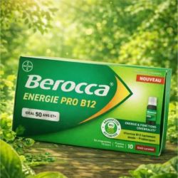 Berocca Énergie Pro B12 50 ans et + — 10 flacons de 10 ml