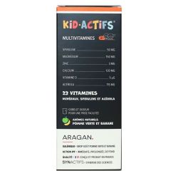 Kid Actifs sirop multivitamines 23 vitamines 125ml
