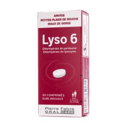 Lyso 6 aphtes 30 comprimés