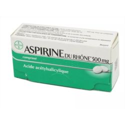 Aspirine du Rhône 500mg 50 comprimés à avaler