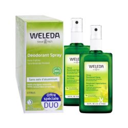 Weleda déodorant spray au Citrus 2x100 ml
