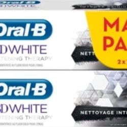 Oral B 3D White Advance Luxe Charb 2X75Ml