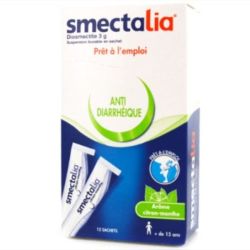 Smectalia 3g Anti-diarrhéique arôme Citron-Menthe - 12 sachets buvables