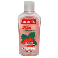 Gel hydroalcoolique Fraise des bois 80ml