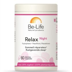 BE-LIFE Relax Night – Sommeil – 60 gélules