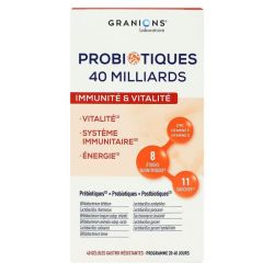 Probiotiques Immunité and vitalité 40 gélules