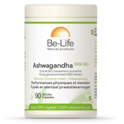 Be-Life Ashwagandha 5000 BIO – 90 Gélules