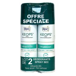 Keops déodorant spray sec 2x150ml