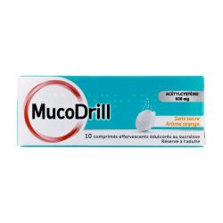 Mucodrill 600mg 10 comprimés