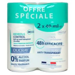 Hidrosis Control roll-on anti-transpirant aisselles 2x40ml
