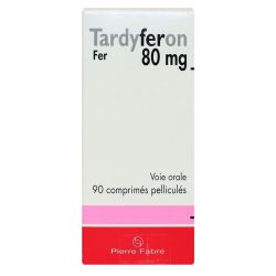 Tardyferon 80mg 90 comprimés pelliculés