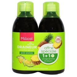 Ultra draineur Minceur goût ananas 2x500ml