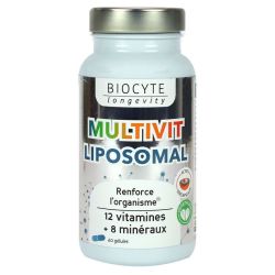 Multivit Liposomal 12 vitamines 8 minéraux 60 gélules