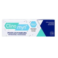 Clinomint+ dentifrice anti-tâche menthe fumeurs 75ml