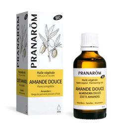 Pranarôm huile végétale Amande douce bio 50 ml