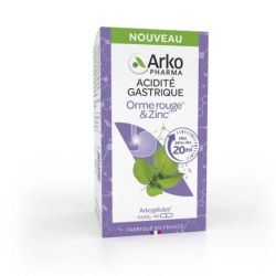 Arkogélules acidité gastrique orme rouge et zinc 40 gélules