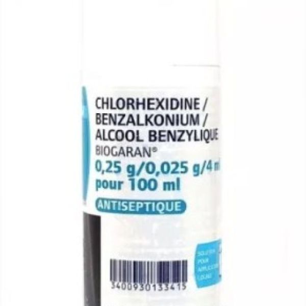Chlorhex/Benz/Alcool Biog 100Ml