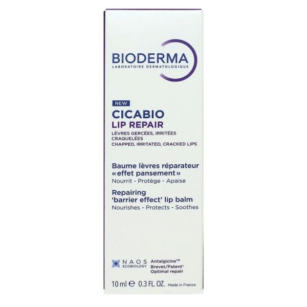 Bioderma Cicabio baume lèvres réparateur 10 ml