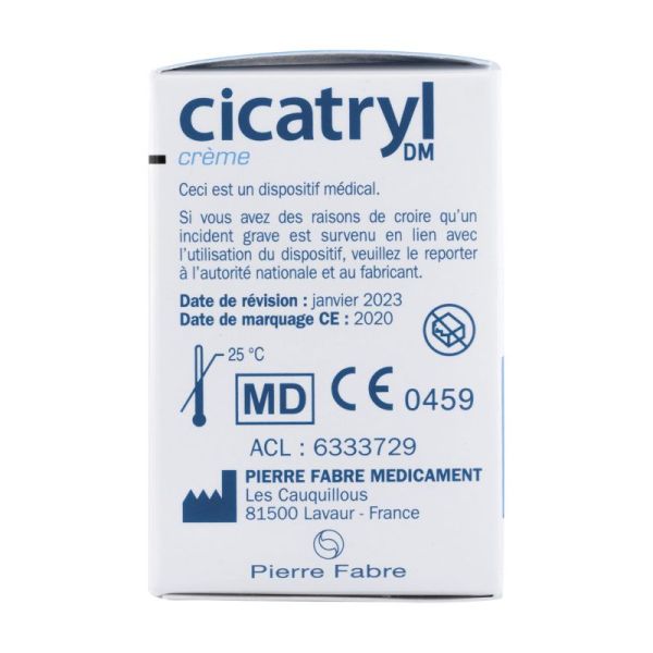 DM crème plaies et écorchures sans paraben 10 sachets x 2g