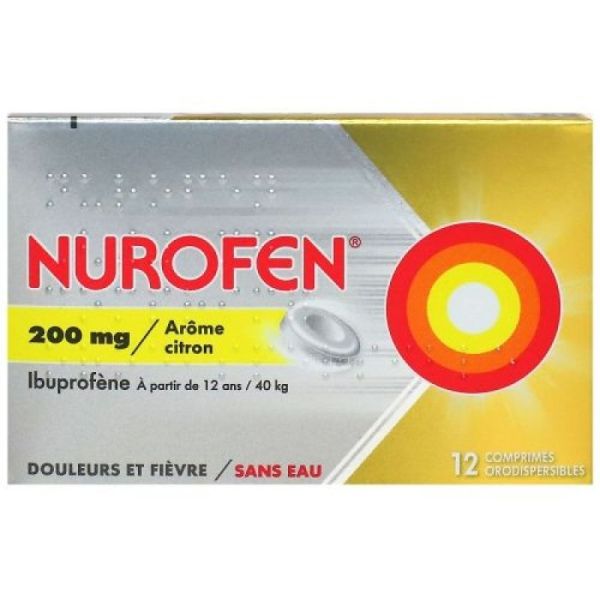 Nurofen 200mg 12 cprs orodispersibles